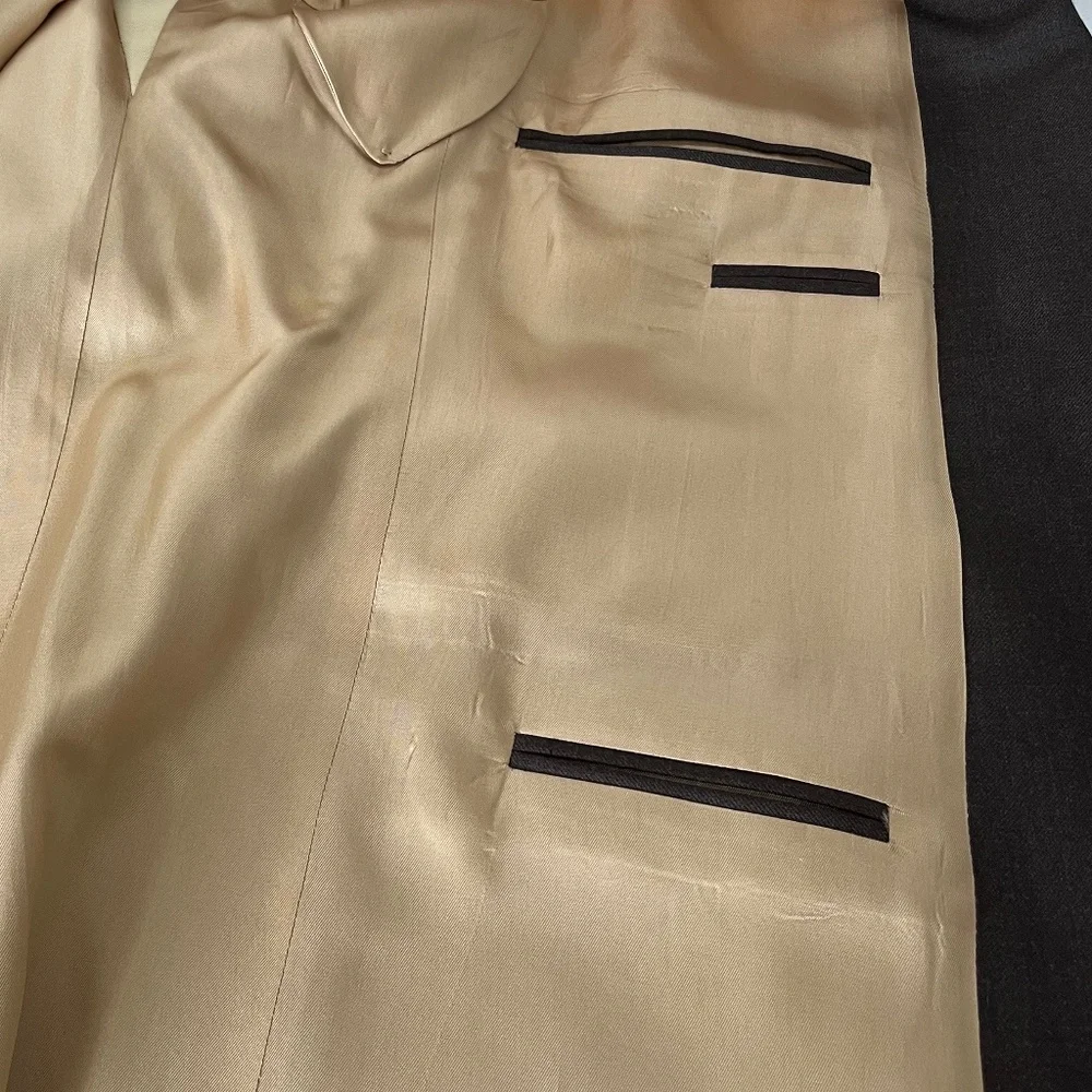 Nautica Men’s Brown Modern-Fit Suit Jacket size 43R
